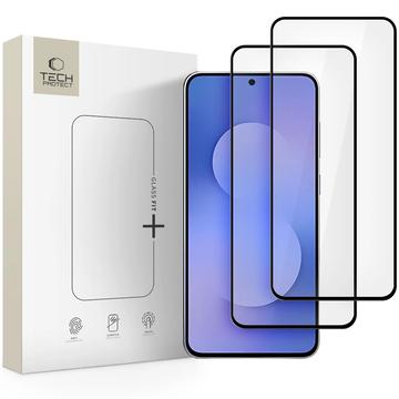 Samsung Galaxy S25 FE Tech-Protect Glas Fit+ Panzerglas - 2 Stk. - Schwarz