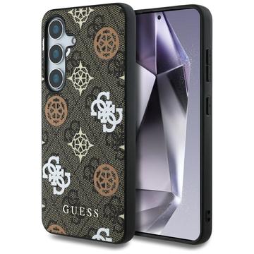Samsung Galaxy S25 Guess 4G Printed Colored Peony Pattern MagSafe Hülle