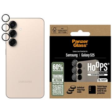 Samsung Galaxy S25 PanzerGlass Hoops Kamera Objektivschutz - Durchsichtig