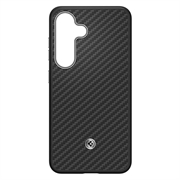 Samsung Galaxy S25+ Spigen Enzo Aramid Hülle GP-FPS936PGABW - Schwarz / Silber