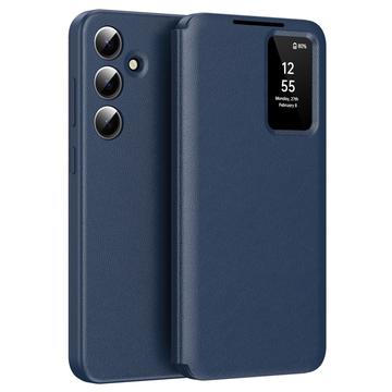 Samsung Galaxy S25 Smart Clear View Flip Hülle mit Kartenschlitz