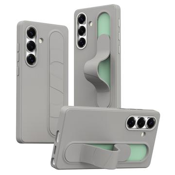 Samsung Galaxy S25/S24 Smart Hybrid-Hülle mit Standgriff - Titanium Grau