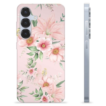 Samsung Galaxy S25 TPU Hülle - Aquarell Blumen