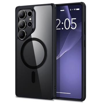 Samsung Galaxy S25 Ultra ESR CH HaloLock Mag Hybrid Hülle - Durchsichtig / Schwarz
