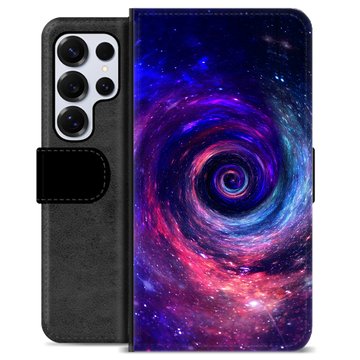 Samsung Galaxy S25 Ultra Premium Schutzhülle mit Geldbörse - Galaxie