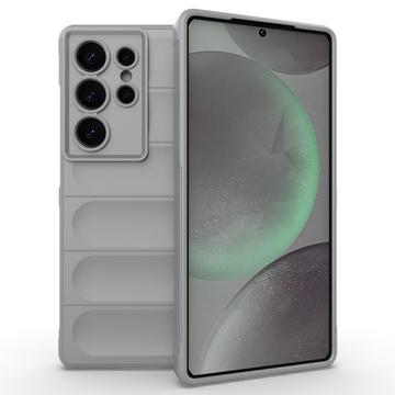 Samsung Galaxy S25 Ultra Rugged TPU Hülle - Hellgrau