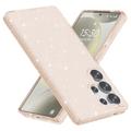 Samsung Galaxy S25 Ultra Stylish Glitter Serie Hybrid Hülle - Gold