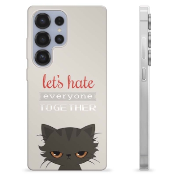 Samsung Galaxy S25 Ultra TPU Hülle - Böse Katze