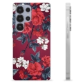 Samsung Galaxy S25 Ultra TPU Hülle - Vintage Blumen