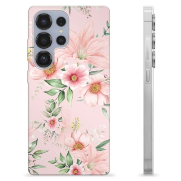 Samsung Galaxy S25 Ultra TPU Hülle - Aquarell Blumen