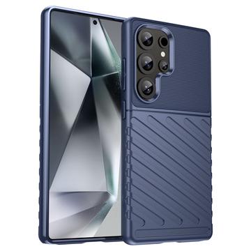 Samsung Galaxy S25 Ultra Thunder Serie TPU Hülle - Blau