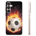 Samsung Galaxy S25+ TPU Hülle - Fußball Flamme