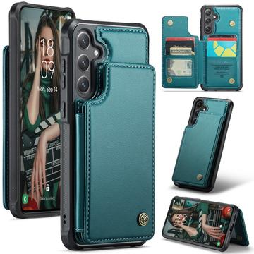 Samsung Galaxy S25+ Caseme C22 Hülle RFID Kartenetui - Grün
