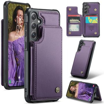 Samsung Galaxy S25+ Caseme C22 Hülle RFID Kartenetui - Lila
