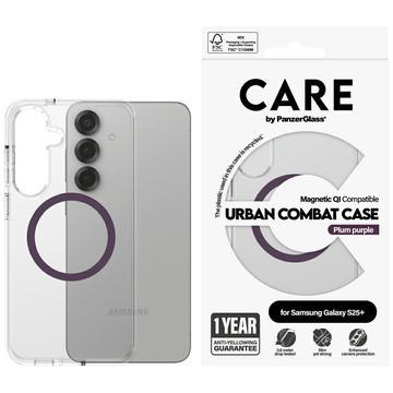 Samsung Galaxy S25+ PanzerGlass Care Urban Combat Hülle - MagSafe kompatibel - Pflaume Lila