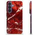 Samsung Galaxy S26+ TPU Hülle - Roter Marmor