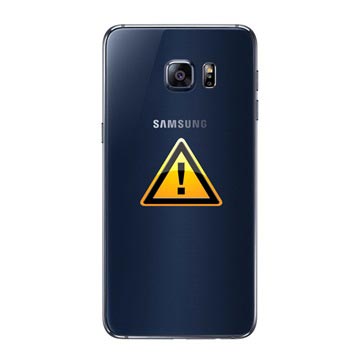 Samsung Galaxy S6 Edge+ Akkufachdeckel Reparatur - Schwarz
