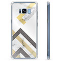 Samsung Galaxy S8 Hybrid Hülle - Abstrakter Marmor