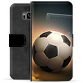 Samsung Galaxy S8 Premium Schutzhülle mit Geldbörse - Fußball