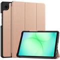 Samsung Galaxy Tab A11 Tri-Fold Serie Smart Folio Hülle - Roségold