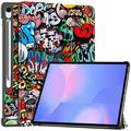 Samsung Galaxy Tab S10 FE+ Tri-Fold Series Smart Folio Hülle - Graffiti