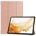 Samsung Galaxy Tab S10+ Tri-Fold Serie Smart Folio Hülle - Roségold