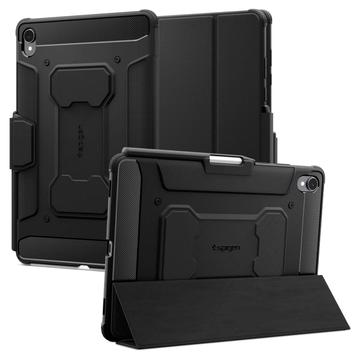 Samsung Galaxy Tab S11 Spigen Rugged Armor Pro Folio Hülle - Schwarz