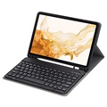 Samsung Galaxy Tab S8 Bluetooth Tastaturhülle - Blau
