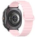 Samsung Galaxy Watch Ultra 2024/2025 Magnetische Silikon Sportarmband - 47mm - Rosa