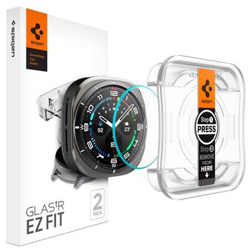 Samsung Galaxy Watch Ultra 2024/2025 Spigen Glas.tR Ez Fit Panzerglas - 9H - 47mm - 2 Stk.