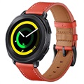 Samsung Galaxy Watch4/Watch4 Classic Lederarmband - Rot