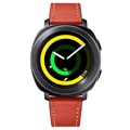 Samsung Galaxy Watch4/Watch4 Classic Lederarmband - Rot