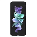 Samsung Galaxy Z Flip4 5G Edelstahl Hybrid Hülle - Silber