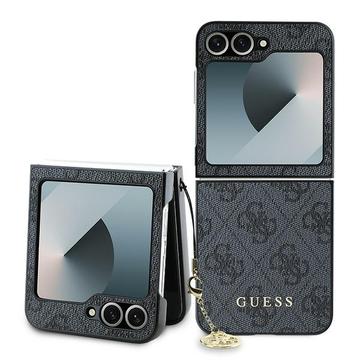 Samsung Galaxy Z Flip6/Z Flip7 FE Guess 4G Charms Collection Hybrid Hülle - Schwarz