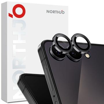 Samsung Galaxy Z Flip7 Northjo Kamera-Objektivschutz-Set - Schwarz