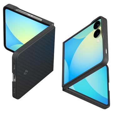 Samsung Galaxy Z Flip7 Spigen AirSkin Hülle - Aramidica Schwarz