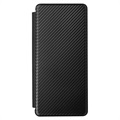 Samsung Galaxy Z Fold3 5G Flip Hülle - Karbonfaser - Schwarz