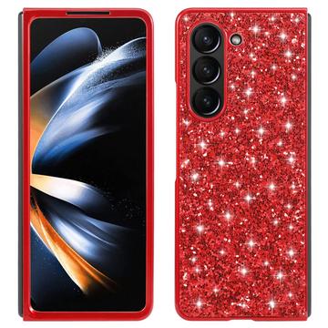 Samsung Galaxy Z Fold6 Glitter Serie Hybrid Hülle - Rot