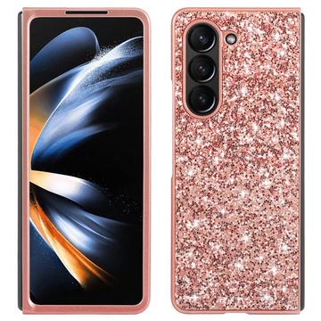 Samsung Galaxy Z Fold6 Glitter Serie Hybrid Hülle - Roségold