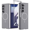Samsung Galaxy Z Fold7 GKK Magnetisches Slim Hülle mit Panzerglas - Grau