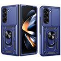 Samsung Galaxy Z Fold7 Drehring-Hybrid Hülle mit Kameraschutz - Blau