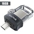 SanDisk Ultra Dual Drive m3.0 USB-Stick SDDD3-016G-G46
