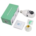 Überwachungskamera mit E27-Glühlampenfassung A6 - Weiß