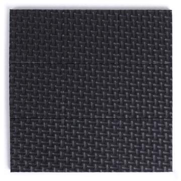 Selbstklebende Schaumstoffpads für Stuhlbeine - 3cm x 3cm - Schwarz