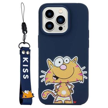 Kiss-Serie iPhone 14 Pro TPU Hülle mit Riemen