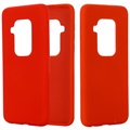 Motorola One Zoom Silikonhülle - Flexibel und Matte - Rot