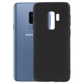 Samsung Galaxy S9+ Flexible Matte Silikonhülle - Schwarz