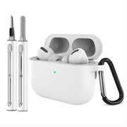 AirPods Pro 3 Silikonhülle mit Karabiner und Reinigungsstift
