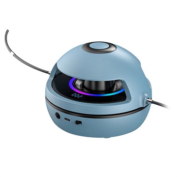 Springseilmaschine mit Bluetooth-Lautsprecher und LED-Licht - Blau