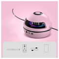Springseilmaschine mit Bluetooth-Lautsprecher und LED-Licht - Rosa